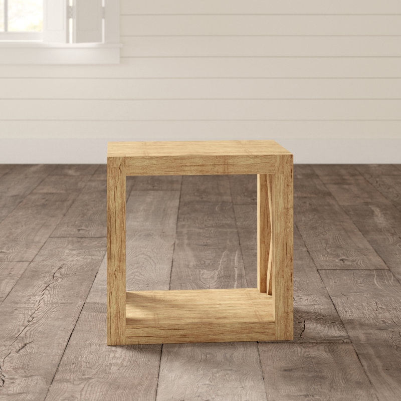 Birch Lane™ Heritage Wrightstown Solid Wood Block End Table & Reviews